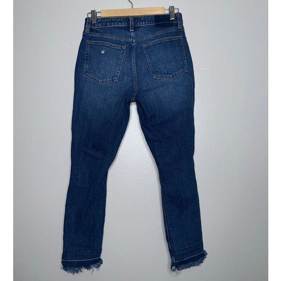 Abercrombie & Fitch Curve Love The Skinny High Rise Jeans Dark Wash Blue Size 26 - Picture 8 of 8